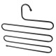 5Pcs Hanger 5 Layers S Shape Multi Clothes Layer Storage Pants Hang Storage Rack 5Pcs Hanger 5 Layers S Shape Multi Clothes Layer Storage Pants Hang Storage Rack