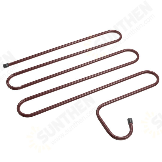 5Pcs Hanger 5 Layers S Shape Multi Clothes Layer Storage Pants Hang Storage Rack 5Pcs Hanger 5 Layers S Shape Multi Clothes Layer Storage Pants Hang Storage Rack