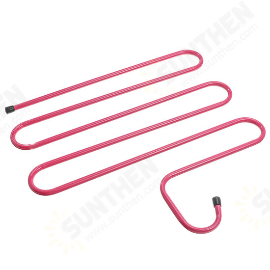 5Pcs Hanger 5 Layers S Shape Multi Clothes Layer Storage Pants Hang Storage Rack 5Pcs Hanger 5 Layers S Shape Multi Clothes Layer Storage Pants Hang Storage Rack
