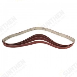 5pcs 106x2.5cm 240 Grit Alumina Sanding Belts Self Sharpening Oxide Abrasive Strips