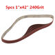 5pcs 106x2.5cm 240 Grit Alumina Sanding Belts Self Sharpening Oxide Abrasive Strips 5pcs 106x2.5cm 240 Grit Alumina Sanding Belts Self Sharpening Oxide Abrasive Strips