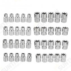 5pcs 3/8 Inch Driver Socket Set E Star Socket Metalworking Household Wrench Sockets 5pcs 3/8 Inch Driver Socket Set E Star Socket Metalworking Household Wrench Sockets