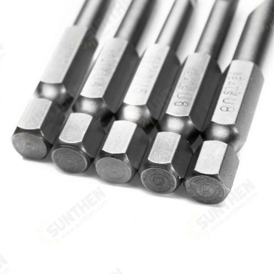 5pcs 50mm 1/4 Inch Hex Magnetic U-shaped Screwdriver Bits 5pcs 50mm 1/4 Inch Hex Magnetic U-shaped Screwdriver Bits