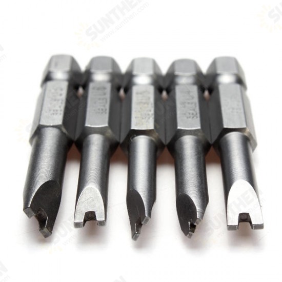5pcs 50mm 1/4 Inch Hex Magnetic U-shaped Screwdriver Bits 5pcs 50mm 1/4 Inch Hex Magnetic U-shaped Screwdriver Bits