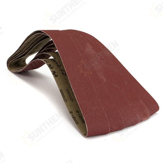 5pcs 5x106cm 100 Grit Alumina Sanding Belts Self Sharpening Oxide Abrasive Strips 5pcs 5x106cm 100 Grit Alumina Sanding Belts Self Sharpening Oxide Abrasive Strips
