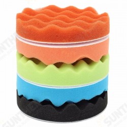 5pcs 6 Inch Sponge Polishing Buffing Pad Kit For Car Polisher