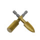 5pcs 6.3mm Hex Shank HSS Woodworking Rotary File Electric Grinding Head For Wood Carving Peeling