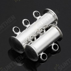 5pcs Magnetic Clasp Buckle Hooks With 2/3 Loops Metal Magnetic Buckle DIY Connectors 5pcs Magnetic Clasp Buckle Hooks With 2/3 Loops Metal Magnetic Buckle DIY Connectors