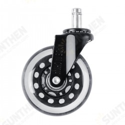 5pcs Office Chair Wheel Rollers Furniture Caster Replacement Swivel Rubbers 5pcs Office Chair Wheel Rollers Furniture Caster Replacement Swivel Rubbers