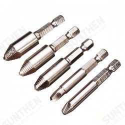 5pcs Screw Remover Broken Stripped Screw and Bolt Remover Extractor 5pcs Screw Remover Broken Stripped Screw and Bolt Remover Extractor