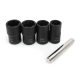 5pcs Twist Socket Set Lug Bolt Nut Remover Extractor Tool 17MM to 22MM Metric Bolt and Lug Nut Extractor Socket Wrench Tools 5pcs Twist Socket Set Lug Bolt Nut Remover Extractor Tool 17MM to 22MM Metric Bolt and Lug Nut Extractor Socket Wrench Tools