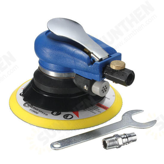 6 Inch Air Random Orbital Palm Sander Sanding Pad Vacuum Polisher