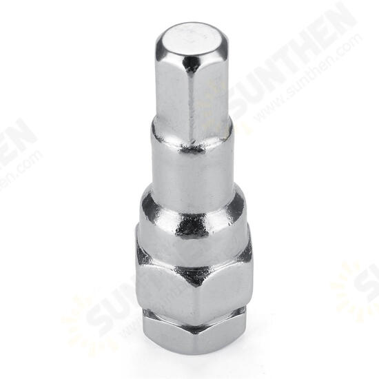 6 Point Spline Sided 12mm Hex Key Tuner Wheel Lug Nut Tool Socket Adapter Wrench 6 Point Spline Sided 12mm Hex Key Tuner Wheel Lug Nut Tool Socket Adapter Wrench