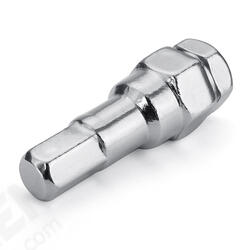 6 Point Spline Sided 12mm Hex Key Tuner Wheel Lug Nut Tool Socket Adapter Wrench 6 Point Spline Sided 12mm Hex Key Tuner Wheel Lug Nut Tool Socket Adapter Wrench