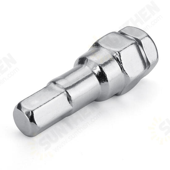 6 Point Spline Sided 12mm Hex Key Tuner Wheel Lug Nut Tool Socket Adapter Wrench 6 Point Spline Sided 12mm Hex Key Tuner Wheel Lug Nut Tool Socket Adapter Wrench