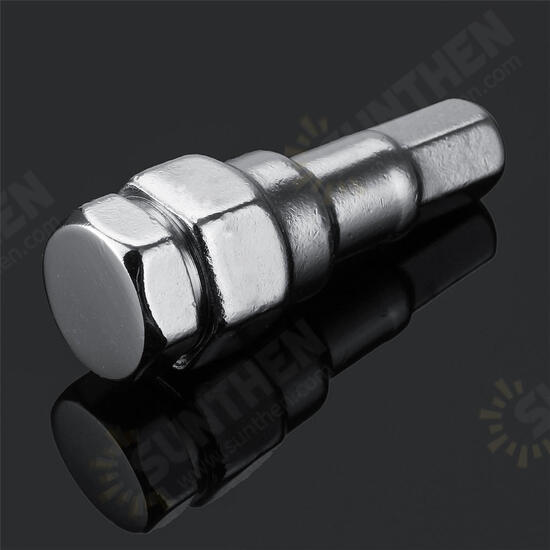 6 Point Spline Sided 12mm Hex Key Tuner Wheel Lug Nut Tool Socket Adapter Wrench 6 Point Spline Sided 12mm Hex Key Tuner Wheel Lug Nut Tool Socket Adapter Wrench