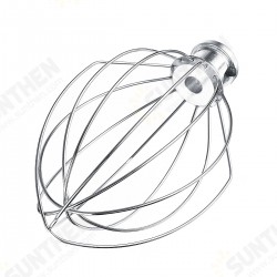 6-Wire Whip Whisk Beater Mixer Stainless Steel Silver For KitchenAid K5AWW KSM90 6-Wire Whip Whisk Beater Mixer Stainless Steel Silver For KitchenAid K5AWW KSM90