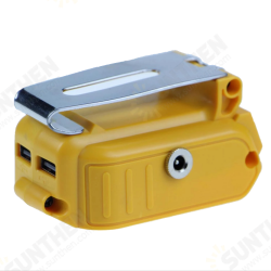 60W 5A Converter Adapter USB Charger for Dewalt 20V 18V Lithium Battery 12V DC Output Interface Compatible Electrical Appliances 60W 5A Converter Adapter USB Charger for Dewalt 20V 18V Lithium Battery 12V DC Output Interface Compatible Electrical Appliances