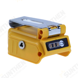 60W 5A Converter Adapter USB Charger for Dewalt 20V 18V Lithium Battery 12V DC Output Interface Compatible Electrical Appliances 60W 5A Converter Adapter USB Charger for Dewalt 20V 18V Lithium Battery 12V DC Output Interface Compatible Electrical Appliances