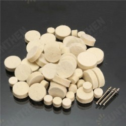 60pcs Felt Polishing Wheel Buffer Pad with 3 Mandrel for Rotary Tools 60pcs Felt Polishing Wheel Buffer Pad with 3 Mandrel for Rotary Tools