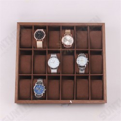 6/12/18 Slots Wooden Watch Display Tray Collection Storage Case Organizer Box 6/12/18 Slots Wooden Watch Display Tray Collection Storage Case Organizer Box
