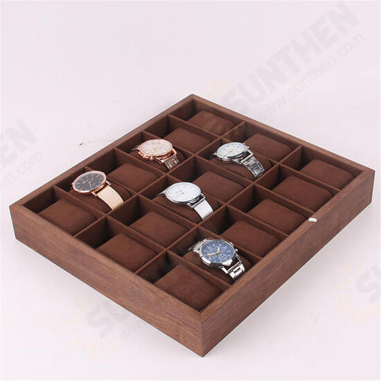 6/12/18 Slots Wooden Watch Display Tray Collection Storage Case Organizer Box 6/12/18 Slots Wooden Watch Display Tray Collection Storage Case Organizer Box