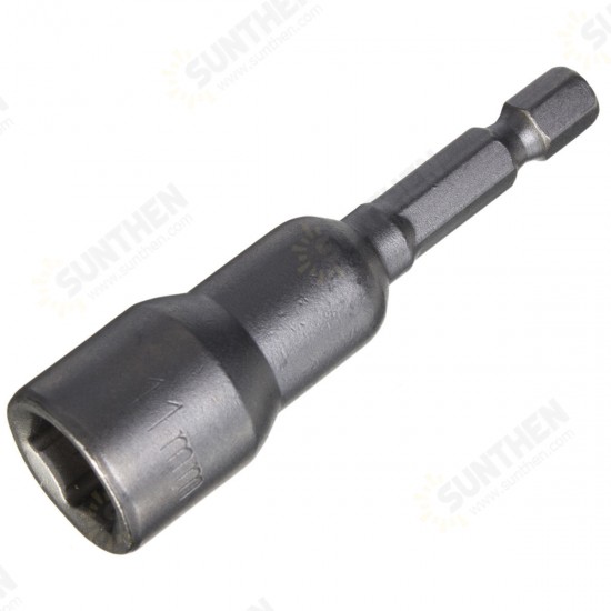 65mm 1/4 Inch Hex Socket Magnetic Nut Driver Setter 6mm-19mm Drill Bit Adapter