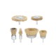 6/7/9Pcs 6mm Shank Electric Grinder Wire Wheel Brush Drill Bit Brass Coated Wire Brush Set For Removal Rust Corrosion Metal Polishing Wheel 6/7/9Pcs 6mm Shank Electric Grinder Wire Wheel Brush Drill Bit Brass Coated Wire Brush Set For Removal Rust Corrosion Metal Polishing Wheel