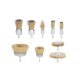 6/7/9Pcs 6mm Shank Electric Grinder Wire Wheel Brush Drill Bit Brass Coated Wire Brush Set For Removal Rust Corrosion Metal Polishing Wheel 6/7/9Pcs 6mm Shank Electric Grinder Wire Wheel Brush Drill Bit Brass Coated Wire Brush Set For Removal Rust Corrosion Metal Polishing Wheel