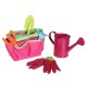 6Pcs Kids Gardening Tools Children Shovel Spade Fork Set Tote Bag Garden Yard