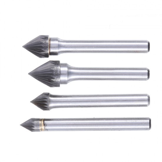 6mm Shank J Series Tungsten Carbide Burr Rotary Cutter File Metal Carving Polishing Tools