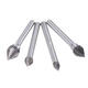 6mm Shank J Series Tungsten Carbide Burr Rotary Cutter File Metal Carving Polishing Tools