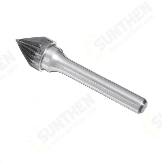 6mm Shank J Series Tungsten Carbide Burr Rotary Cutter File Metal Carving Polishing Tools