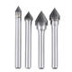 6mm Shank J Series Tungsten Carbide Burr Rotary Cutter File Metal Carving Polishing Tools