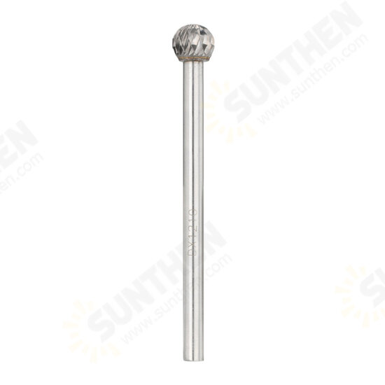 6mm Shank Tungsten Carbide Rotary Burr File For Metal Fine Teeth Rotary File Double Cut Metal File