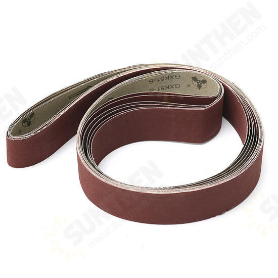 6pcs 5x182cm Sanding Belts 180-800 Grit Abrasive Sanding Belts For Sander Grinding