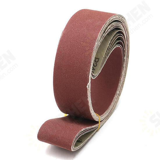 6pcs 5x182cm Sanding Belts 180-800 Grit Abrasive Sanding Belts For Sander Grinding