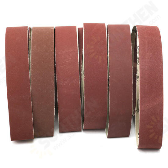 6pcs 5x182cm Sanding Belts 180-800 Grit Abrasive Sanding Belts For Sander Grinding