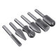6pcs 6mm Shank Tungsten Steel Carbide Burrs For Rotary Drill Bit Die Grinder 6pcs 6mm Shank Tungsten Steel Carbide Burrs For Rotary Drill Bit Die Grinder