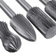 6pcs 6mm Shank Tungsten Steel Carbide Burrs For Rotary Drill Bit Die Grinder 6pcs 6mm Shank Tungsten Steel Carbide Burrs For Rotary Drill Bit Die Grinder
