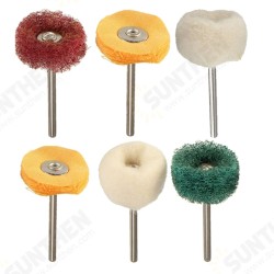 6pcs Polisher Buffer Wheel Polishing Buffing Pad Kit for Rotary Tool