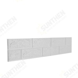 70X15CM 3D Wall Paper Sheet DIY Self-Sticker Soft Anti-colliding Decoration 70X15CM 3D Wall Paper Sheet DIY Self-Sticker Soft Anti-colliding Decoration
