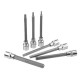 7Pcs 3/8inch Drive Long Reach Hex Bit Socket Set 3-10mm CR-V Screwdriver Head Set 7Pcs 3/8inch Drive Long Reach Hex Bit Socket Set 3-10mm CR-V Screwdriver Head Set