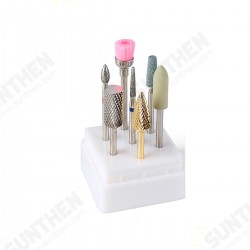 7Pcs/Set Nail Art Drill Bits Ceramics Tungsten Steel Gel Removal Acrylic Cuticle Electric Nail Drilling Machine Manicure 7Pcs/Set Nail Art Drill Bits Ceramics Tungsten Steel Gel Removal Acrylic Cuticle Electric Nail Drilling Machine Manicure