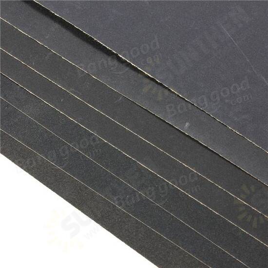 7pcs 230x280mm Sandpaper 400-1200 Grit Wet Dry Waterproof Sandpaper 7pcs 230x280mm Sandpaper 400-1200 Grit Wet Dry Waterproof Sandpaper