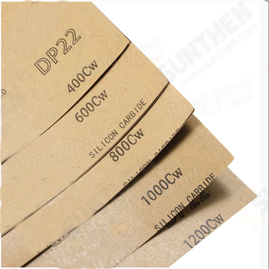 7pcs 230x280mm Sandpaper 400-1200 Grit Wet Dry Waterproof Sandpaper