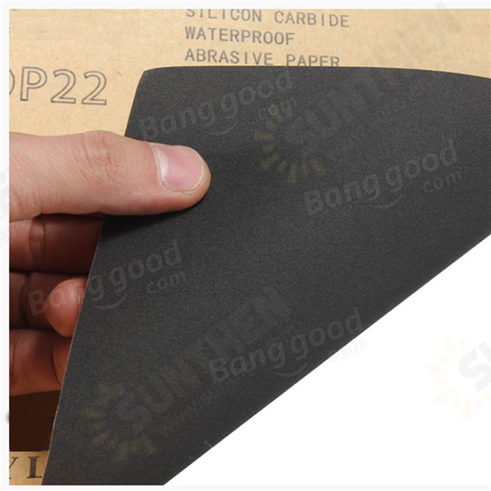 7pcs 230x280mm Sandpaper 400-1200 Grit Wet Dry Waterproof Sandpaper