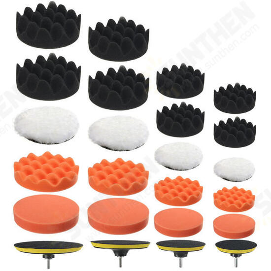 7pcs 4/5/6/7 Inch Sponge Polishing Waxing Buffing Pads Set for Car polisher Polishing Tool 7pcs 4/5/6/7 Inch Sponge Polishing Waxing Buffing Pads Set for Car polisher Polishing Tool