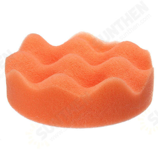 7pcs 4/5/6/7 Inch Sponge Polishing Waxing Buffing Pads Set for Car polisher Polishing Tool