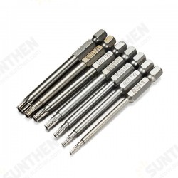 7pcs 75mm T8-T30 Magnetic Torx Screwdriver Bits 1/4 Inch Hex Shank Screwdriver Set 7pcs 75mm T8-T30 Magnetic Torx Screwdriver Bits 1/4 Inch Hex Shank Screwdriver Set